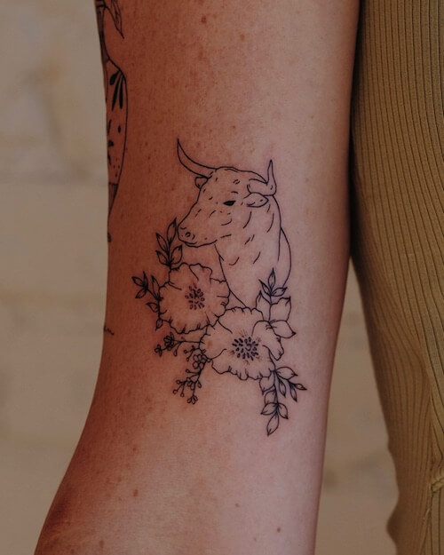 Taurus tattoos for women