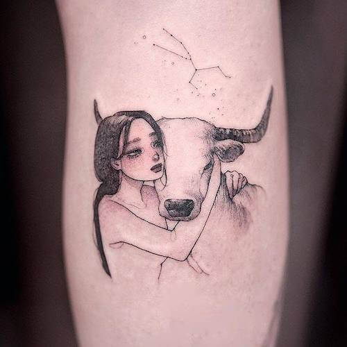 Taurus tattoos for women
