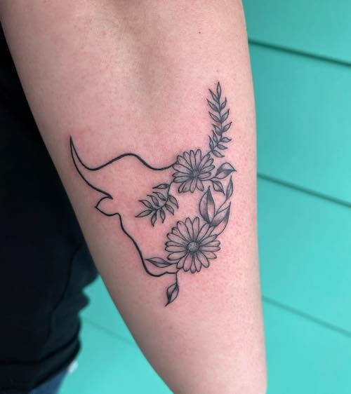 Taurus tattoos for women