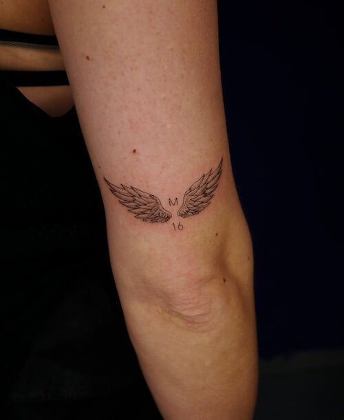 angel wings tattoo ideas for women