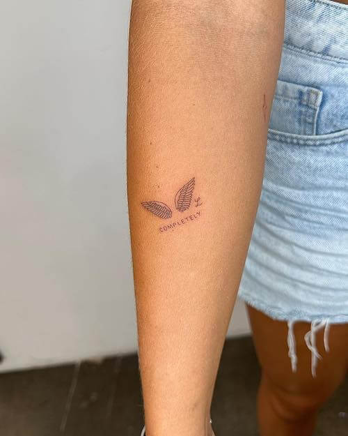 angel wings tattoo ideas for women