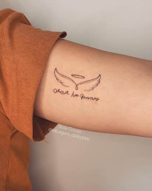 angel wings tattoo ideas for women