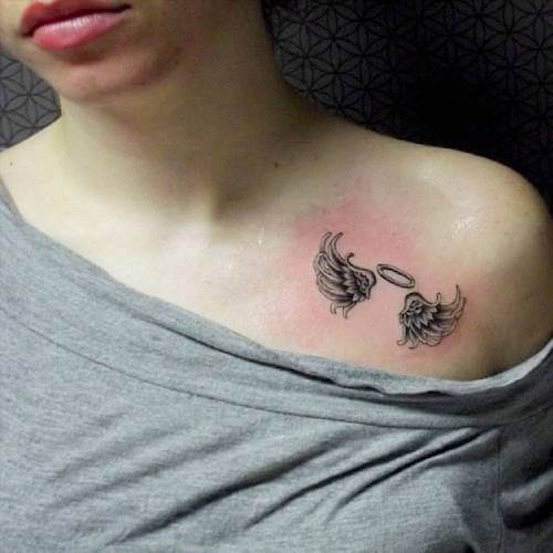 angel wings tattoo ideas for women