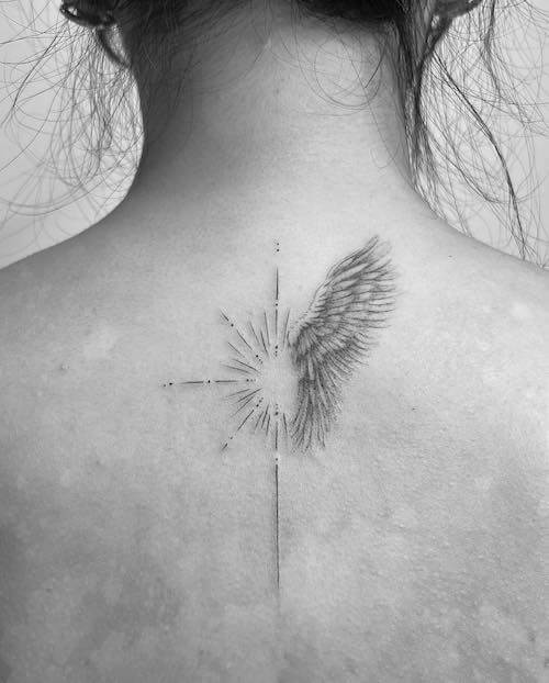 angel wings tattoo ideas for women