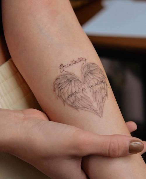 angel wings tattoo ideas for women