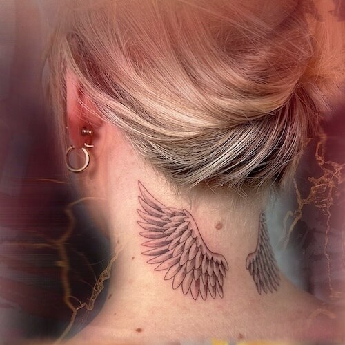 angel wings tattoo ideas for women