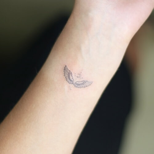 angel wings tattoo ideas for women
