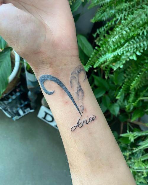 Aries tattoos for women