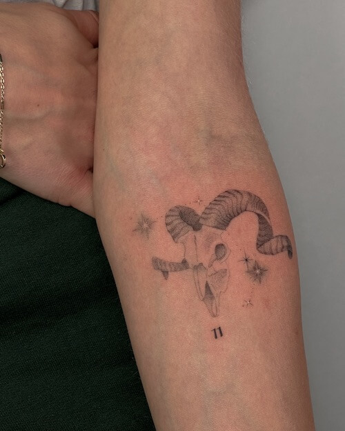 Aries tattoos for women