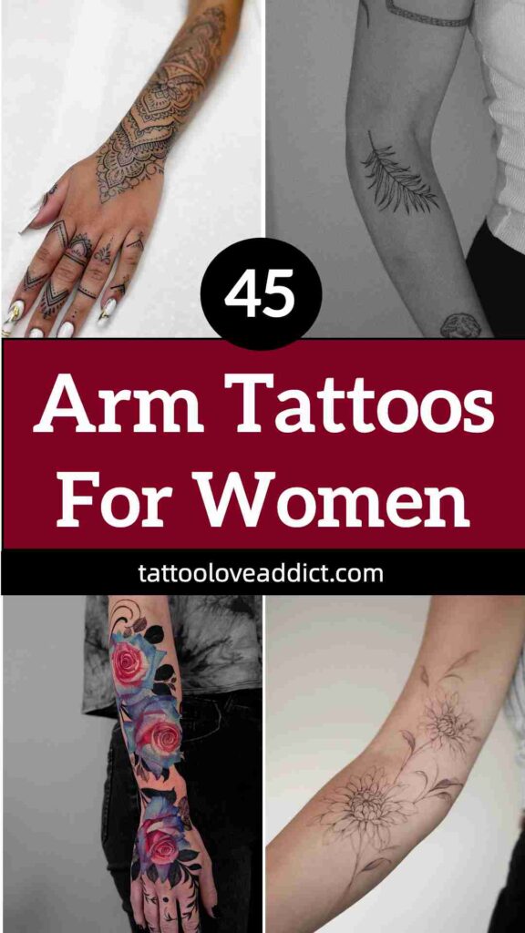 arm tattoos women