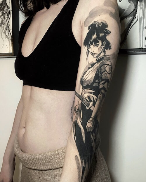arm tattoos women
