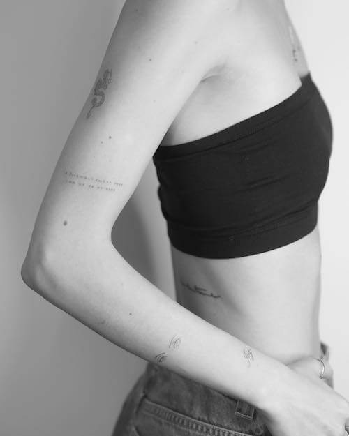arm tattoos women