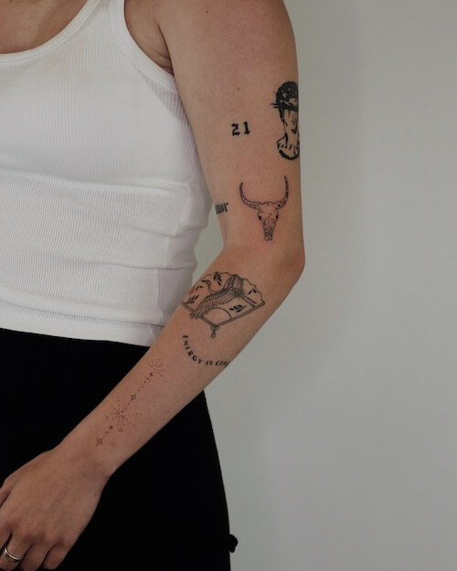 arm tattoos women