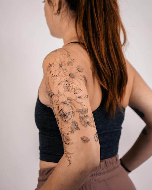 arm tattoos women