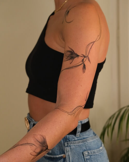 arm tattoos women