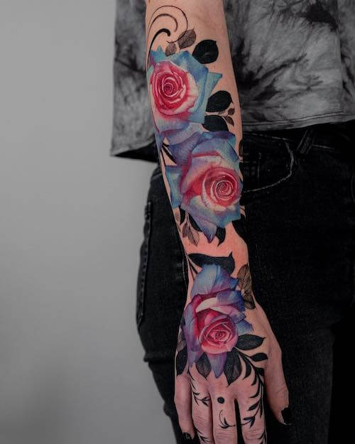 arm tattoos women