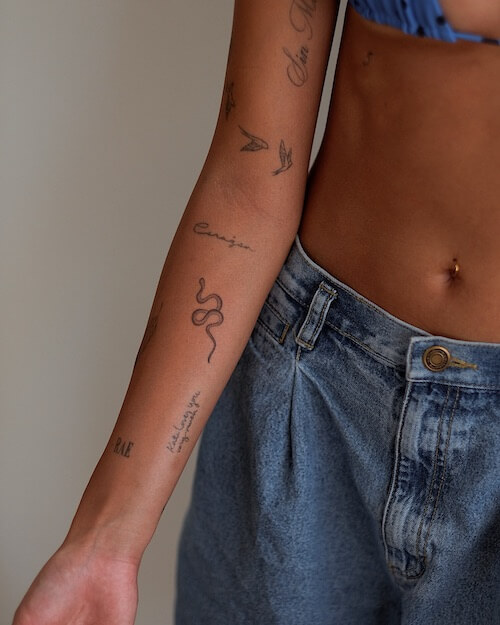 arm tattoos women