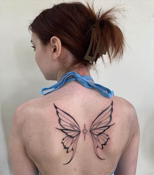 back tattoo women