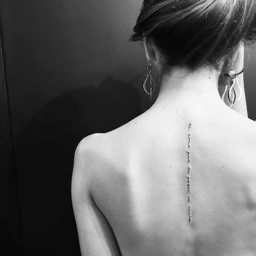 back tattoo women