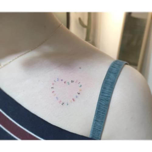 collar bone tattoos women