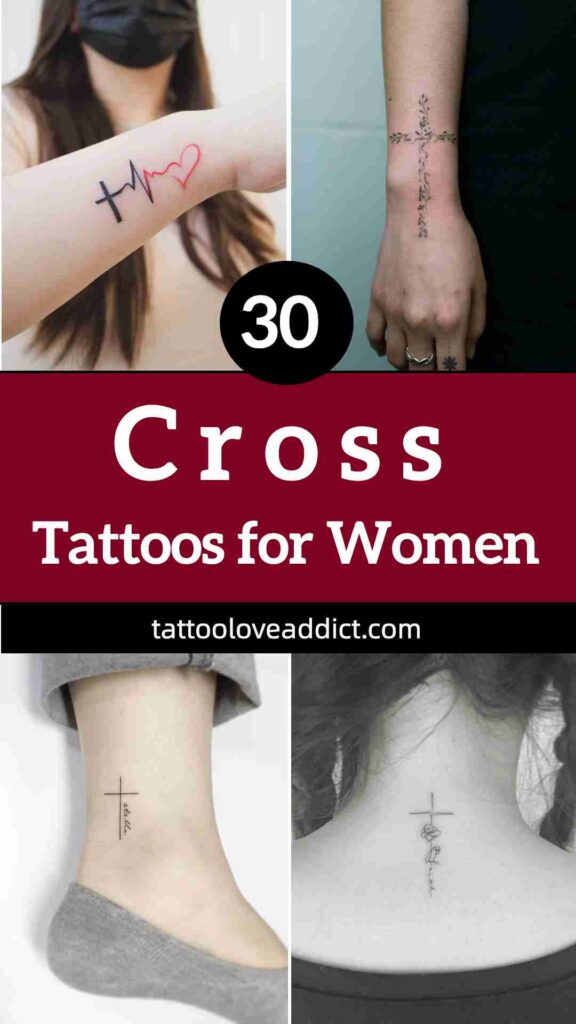 cross tattoos for women