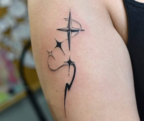 cross tattoos women