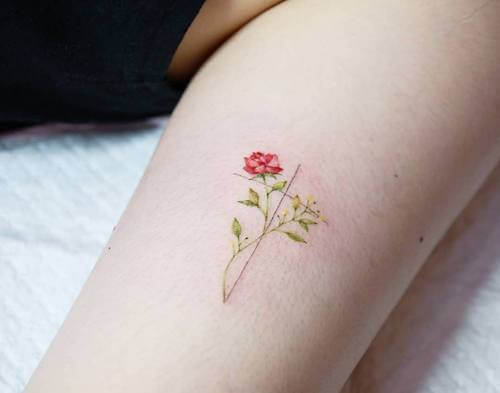 cross tattoos women
