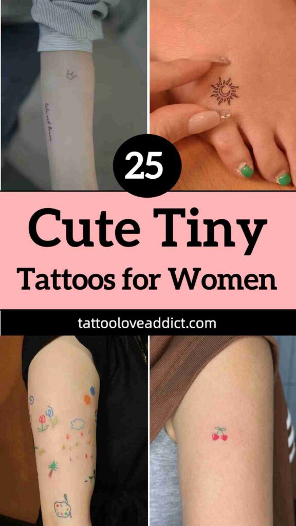 tiny tattoos for women