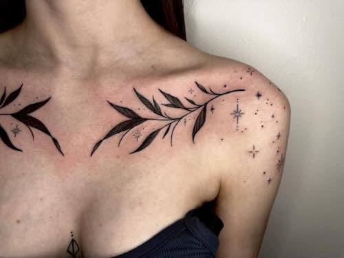 dark feminine tattoo