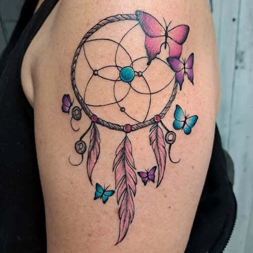 dreamcatcher tattoo women