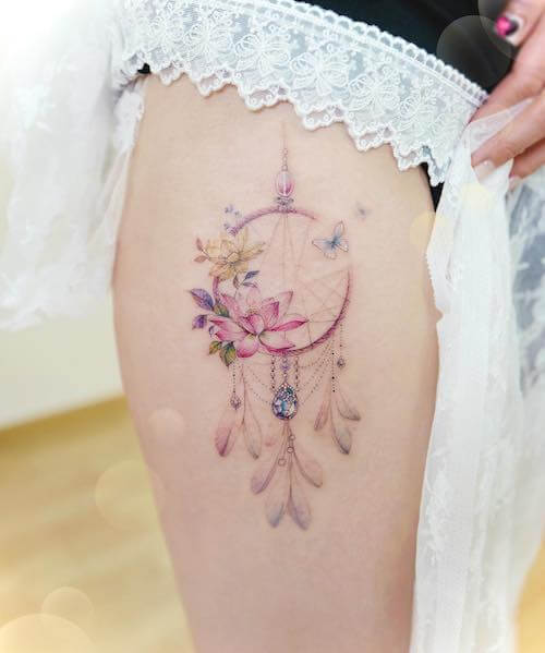 dreamcatcher tattoo women