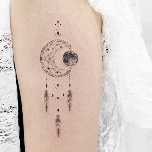 dreamcatcher tattoo women