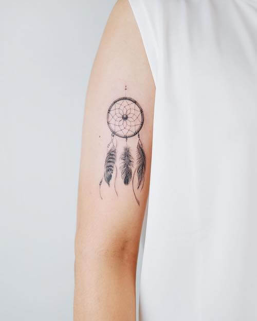 dreamcatcher tattoo women