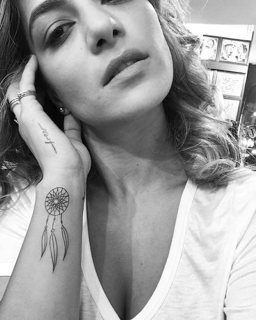 dreamcatcher tattoo women