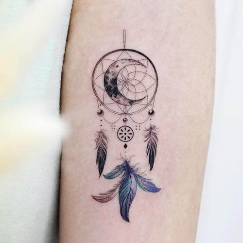 dreamcatcher tattoo women