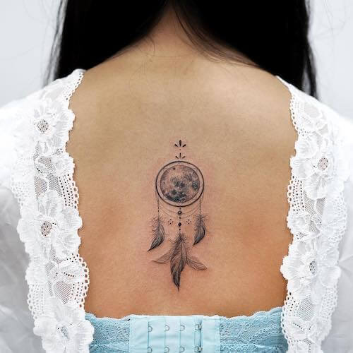 dreamcatcher tattoo women