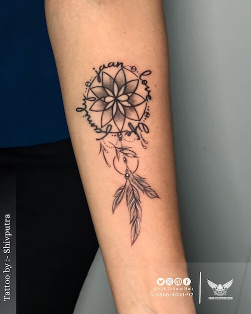 dreamcatcher tattoo women