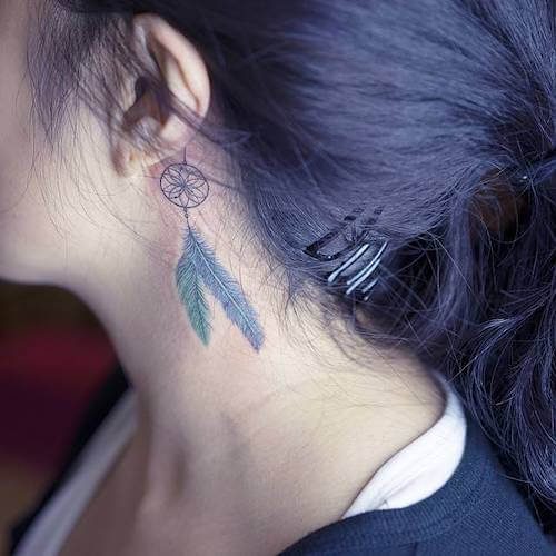 dreamcatcher tattoo women
