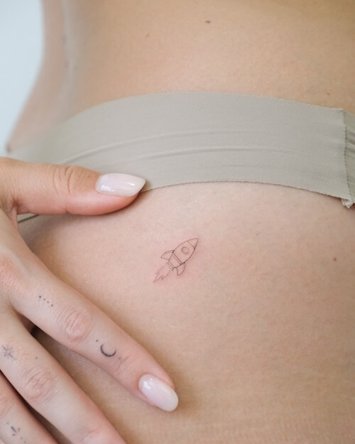 fine line tattoos women