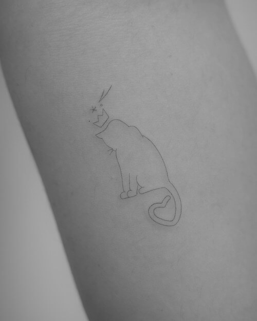 fine line tattoos women