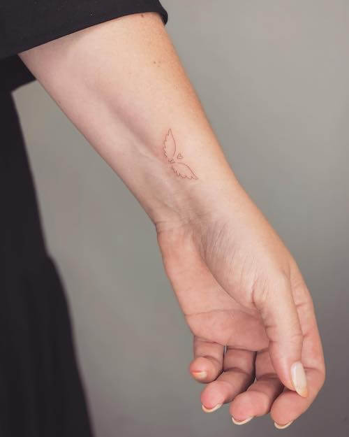 fine line tattoos women