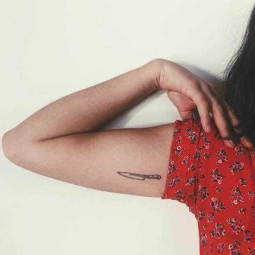 fine line tattoos women