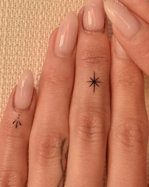 finger tattoos
