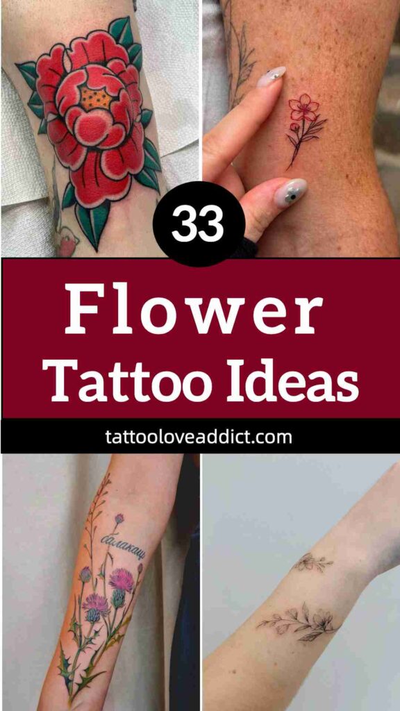 flower tattoos women