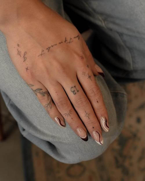 hand tattoos