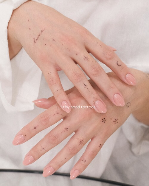 hand tattoos