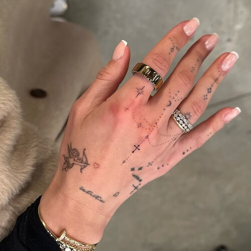 hand tattoos