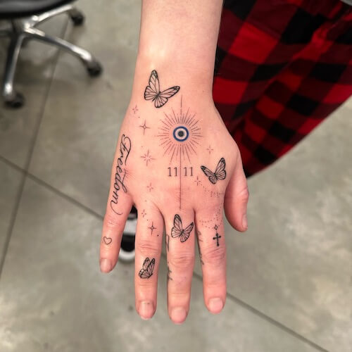 hand tattoos