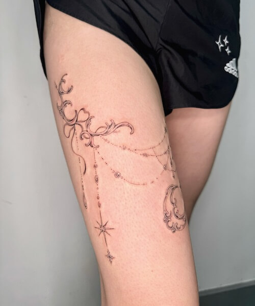 leg tattoos women