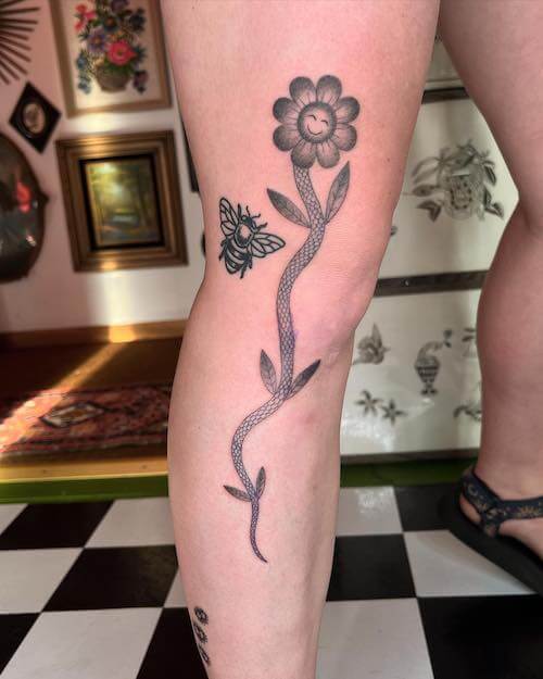 leg tattoos women